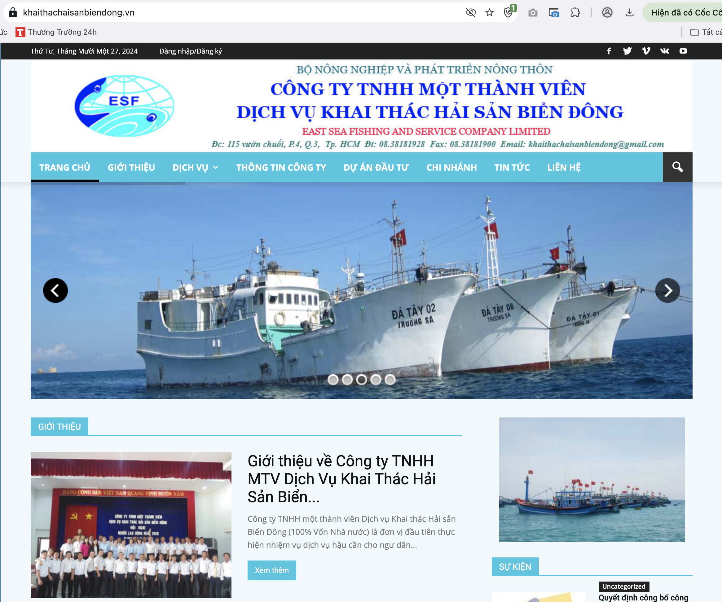 Bà Rịa – Vũng Tàu Một doanh nghiệp bị xử phạt 265 triệu đồng vì hành vi xả thải